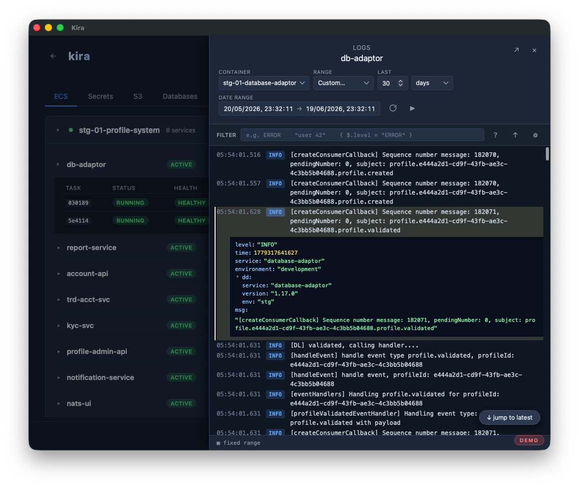 So sảnh Task Definitions